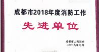 热烈祝贺我公司荣获成都市2018年度消防工作先进单